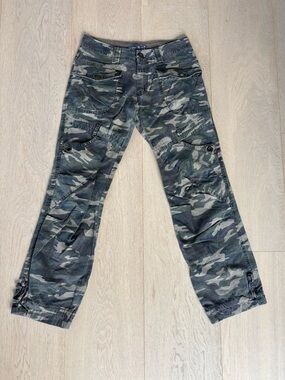 Y2k Vintage Camo Cargo Pants